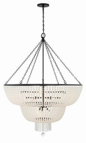 Kylie 48.5'' 15 Light Chandelier, Matte Black - Main Product Image.jpg