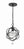Soleil 9'' One Light Pendant, Black - Alternate Product Image 2.jpg