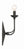 Superstar 13'' Two Light Wall Sconce, Black - Alternate Product Image 2.jpg