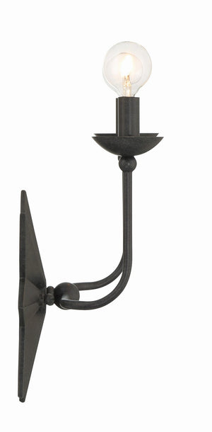 Superstar 13'' Two Light Wall Sconce, Black - Alternate Product Image 2.jpg