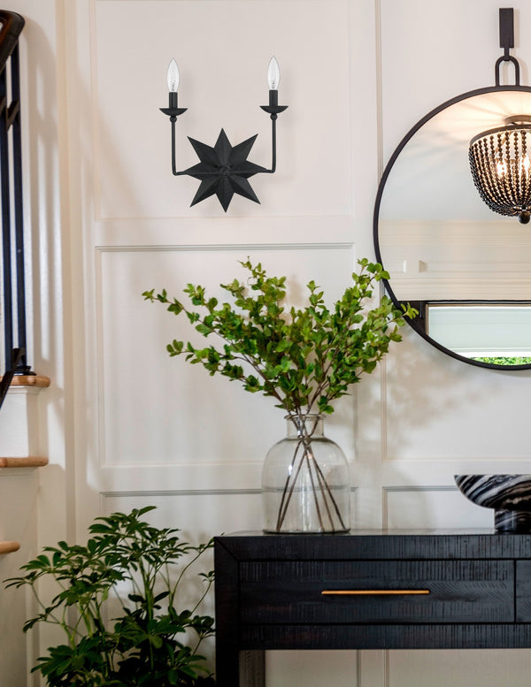 Superstar 13'' Two Light Wall Sconce, Black Alt 5.jpg