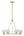 Araceli 24'' 6 Light LED Chandelier, Soft Brass Clear - Main Product Image.jpg