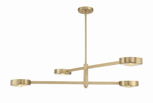 Orsino 7'' Four Light Chandelier, Modern Gold - Main Product Image.jpg