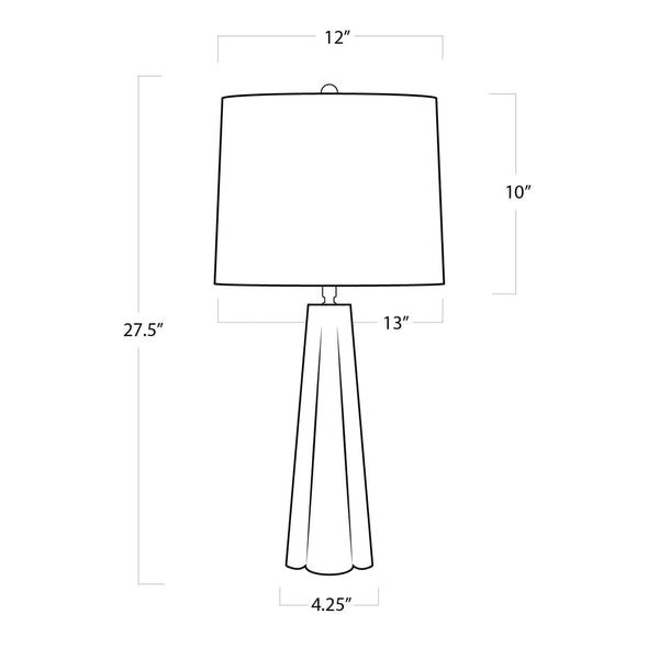Quatrefoil Alabaster 13" One Light Table Small Lamp, Natural Stone