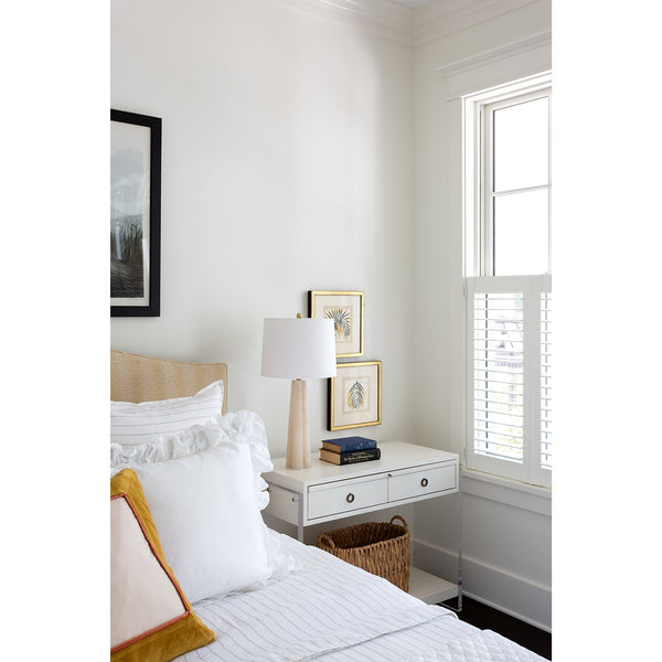 Quatrefoil Alabaster 13" One Light Table Small Lamp, Natural Stone