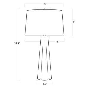 Quatrefoil Alabaster 18" One Light Table Large Lamp, Natural Stone
