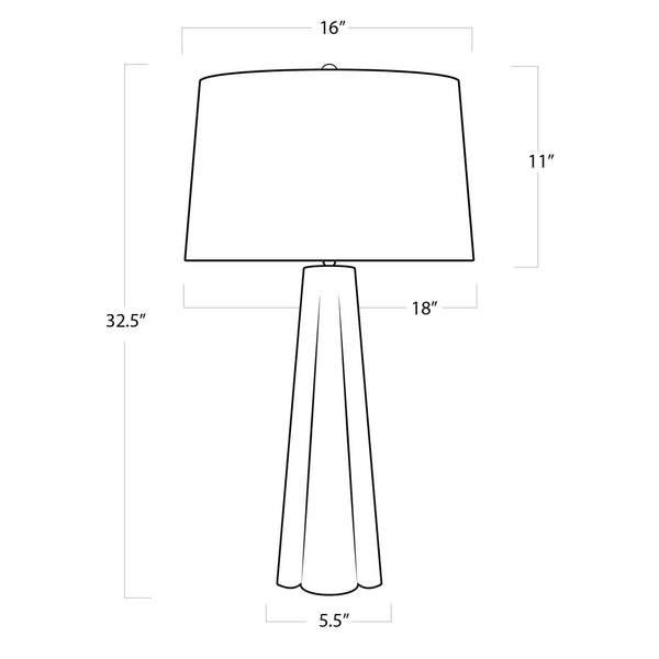 Quatrefoil Alabaster 18" One Light Table Large Lamp, Natural Stone