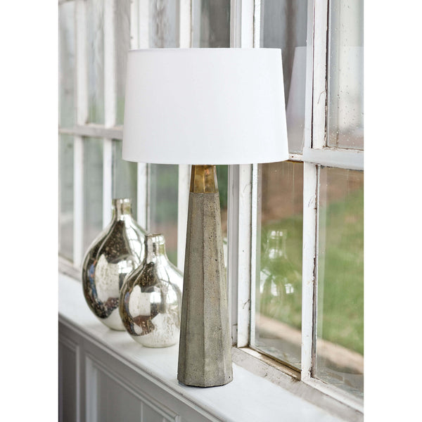 Beretta Concrete 16" One Light Table Lamp, Natural