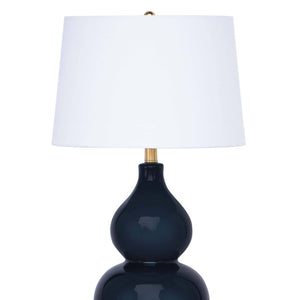 Madison Ceramic 15" One Light Table Lamp, Blue
