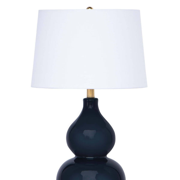 Madison Ceramic 15" One Light Table Lamp, Blue