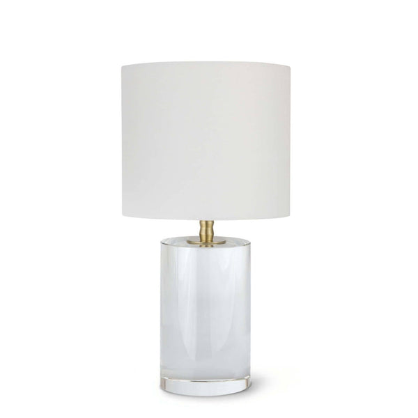 Juliet Crystal 8" One Light Table Small Lamp, Clear