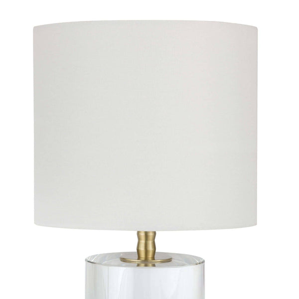 Juliet Crystal 8" One Light Table Small Lamp, Clear