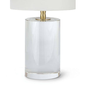 Juliet Crystal 8" One Light Table Small Lamp, Clear