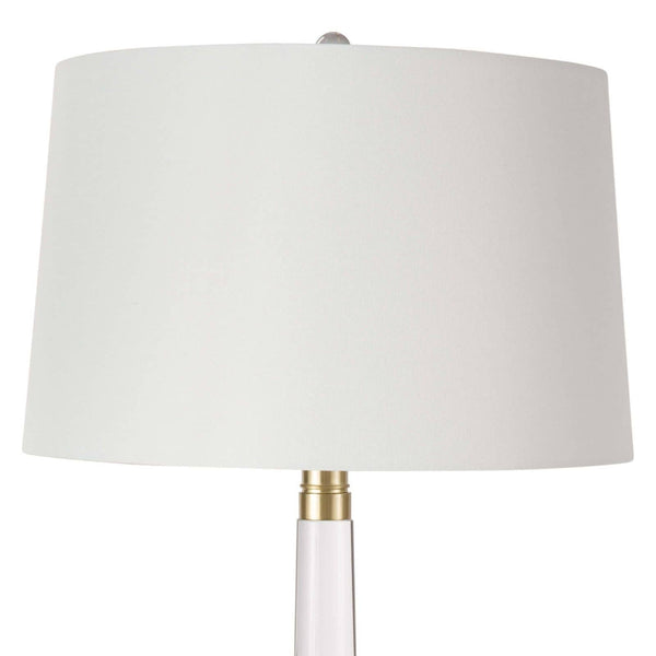 Stowe Crystal 18" One Light Table Lamp, Clear