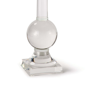 Stowe Crystal 18" One Light Table Lamp, Clear