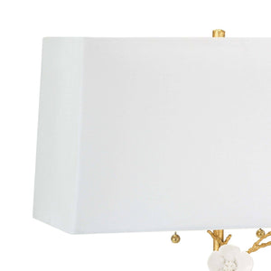 Cherise 17" Two Lights Horizontal Table Lamp, Gold