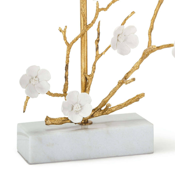 Cherise 17" Two Lights Horizontal Table Lamp, Gold