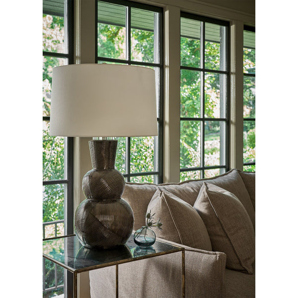 Hugo Ceramic 18" One Light Table Lamp, Black