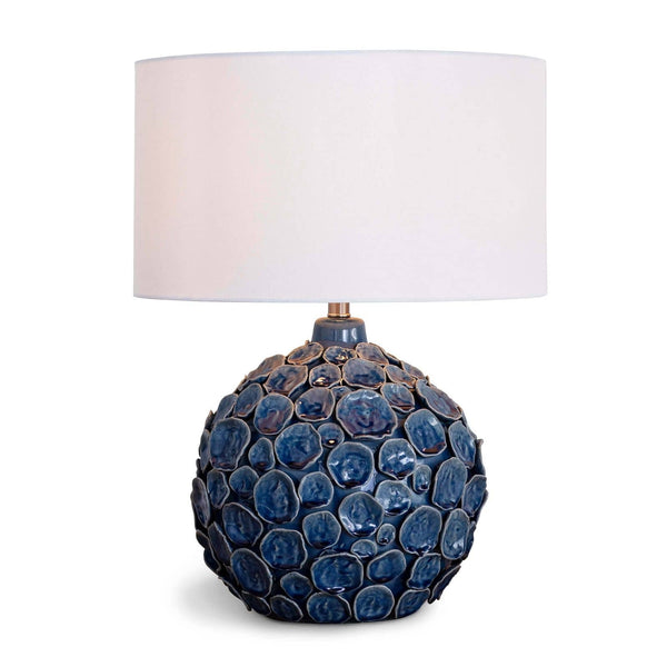 Lucia Ceramic 19" One Light Table Lamp, Blue