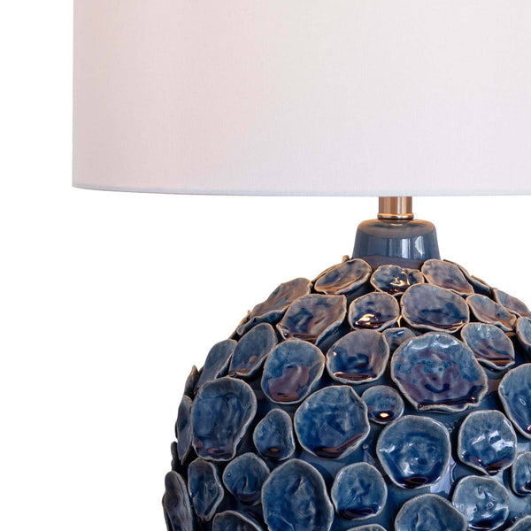 Lucia Ceramic 19" One Light Table Lamp, Blue