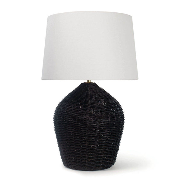 Georgian 17" One Light Table Lamp, Black
