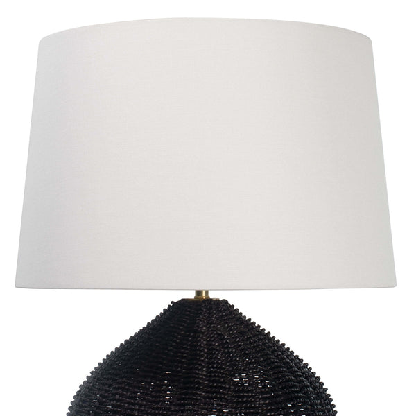 Georgian 17" One Light Table Lamp, Black
