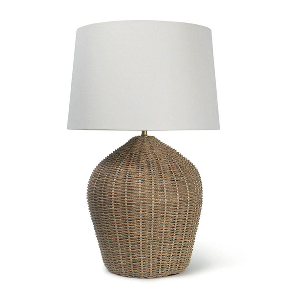 Georgian 17" One Light Table Lamp, Natural