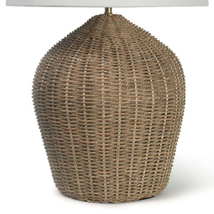 Georgian 17" One Light Table Lamp, Natural