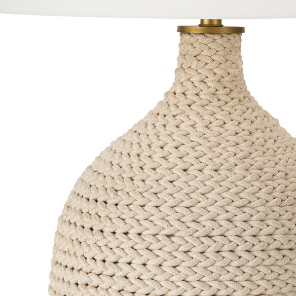 Biscayne 19" One Light Table Lamp, Natural