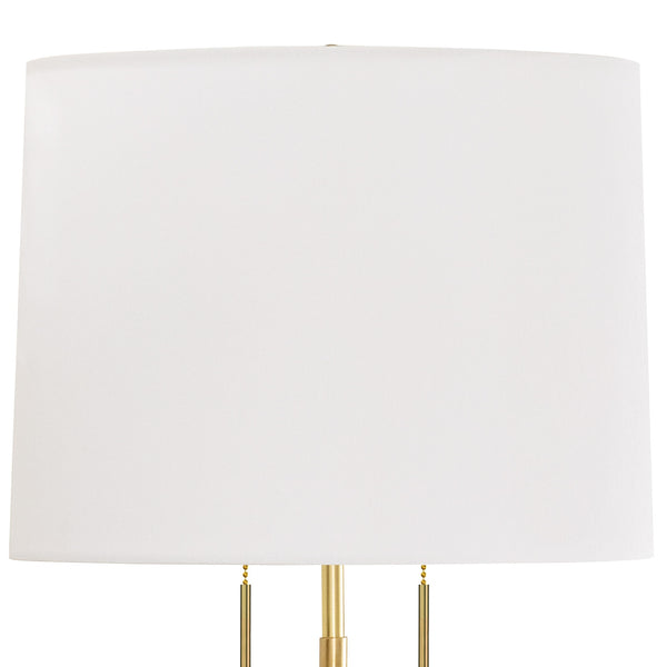 Austen Alabaster 15" Two Lights Table Lamp, Natural Stone
