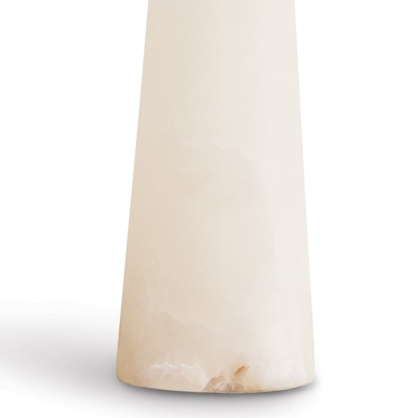 Austen Alabaster 15" Two Lights Table Lamp, Natural Stone