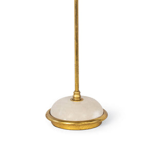 Fisher 11" One Light Buffet Lamp, Gold Leaf