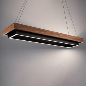 FM Modern 54'' LED Linear Pendant, Black and Walnut - Main Product Image.jpg