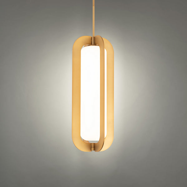 FM Modern 9'' LED Pendant, Aged Brass - Main Product Image.jpg