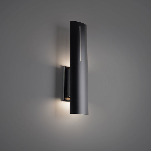 FM Modern 20'' LED Outdoor Wall Sconce, Black in 3000K - Main Product Image.jpg
