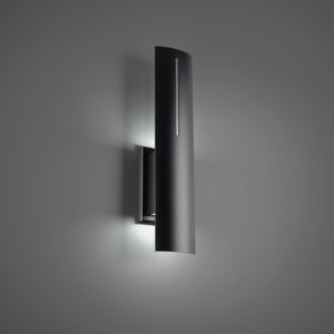 FM Modern 20'' LED Outdoor Wall Sconce, Black in 3500K - Main Product Image.jpg
