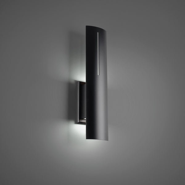 FM Modern 20'' LED Outdoor Wall Sconce, Black in 3500K - Main Product Image.jpg