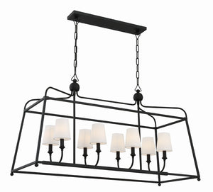 Sylvain 18'' Eight Light Chandelier, Black - Main Product Image.jpg