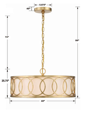 Florence 18'' Six Light Chandelier, Antique Gold Alt 5.jpg