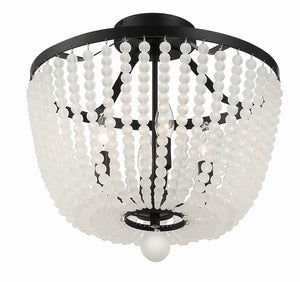 Kylie 16.5'' Four Light Semi Flush Mount, Matte Black - Alternate Product Image 3.jpg