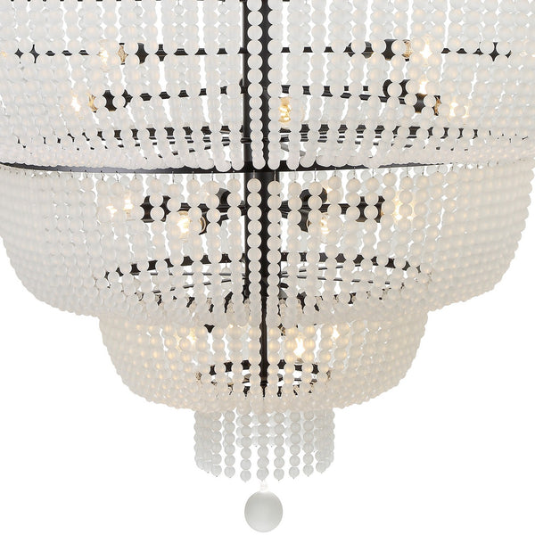 Kylie 60'' 24 Light Chandelier, Matte Black Alt 4.jpg