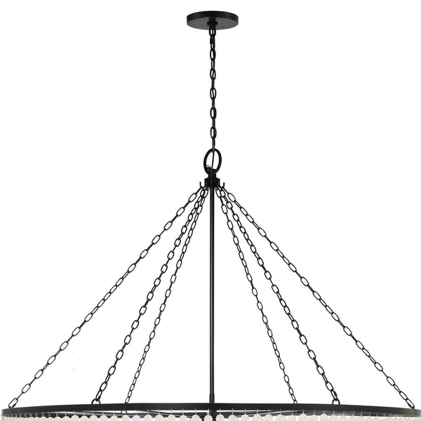 Kylie 60'' 24 Light Chandelier, Matte Black Alt 5.jpg