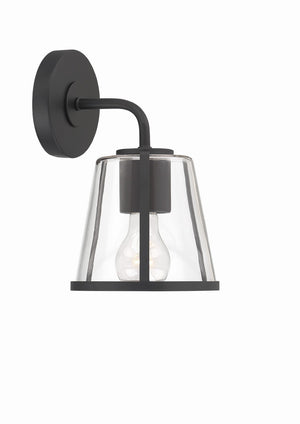 Fuller 6.25'' One Light Wall Sconce, Black Clear - Main Product Image.jpg