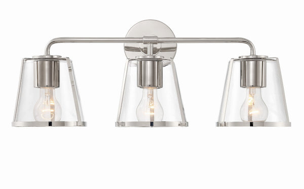 Fuller 23.25'' Three Light Bath, Polished Nickel Clear - Main Product Image.jpg