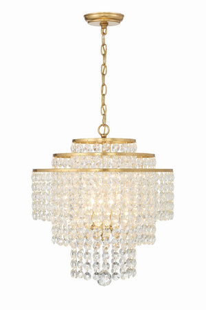 Gabriana 18'' Four Light Chandelier, Antique Gold - Main Product Image.jpg