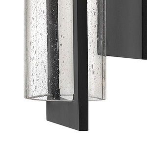 Lodge 6" One Light Medium Wall Mount Lantern, Black