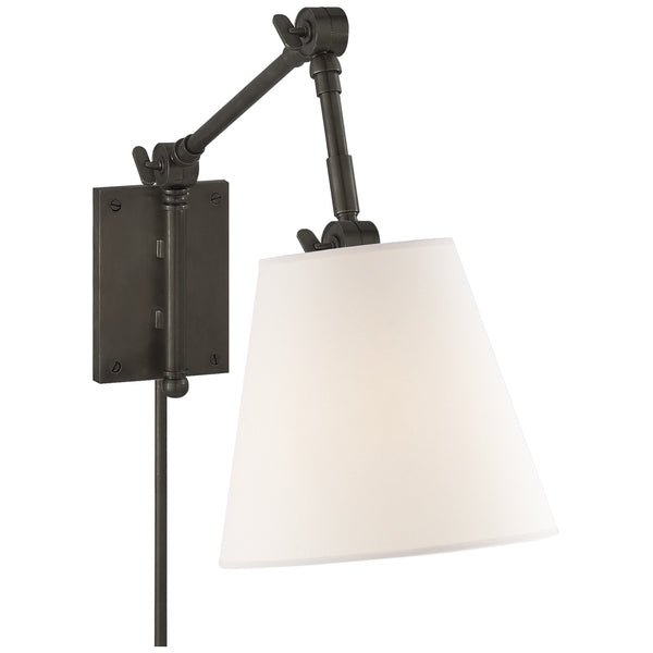 Graves 8" One Light Wall Sconce, Bronze