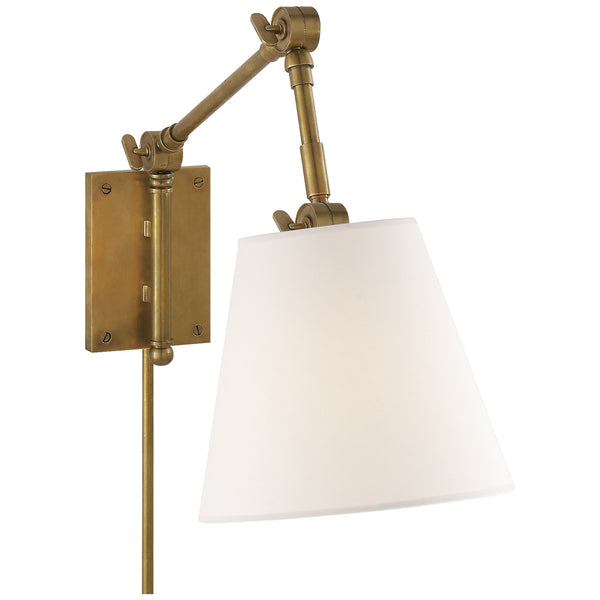 Graves 8" One Light Wall Sconce, Hand-Rubbed Antique Brass