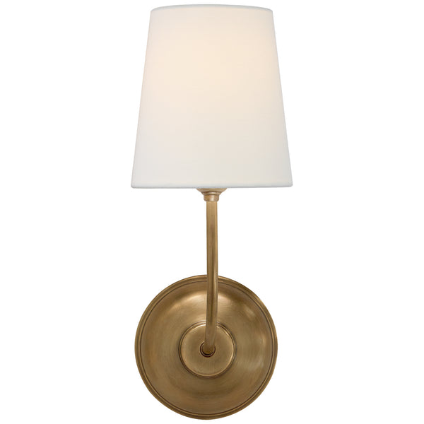 Vendome 5.5" One Light Wall Sconce, Hand-Rubbed Antique Brass