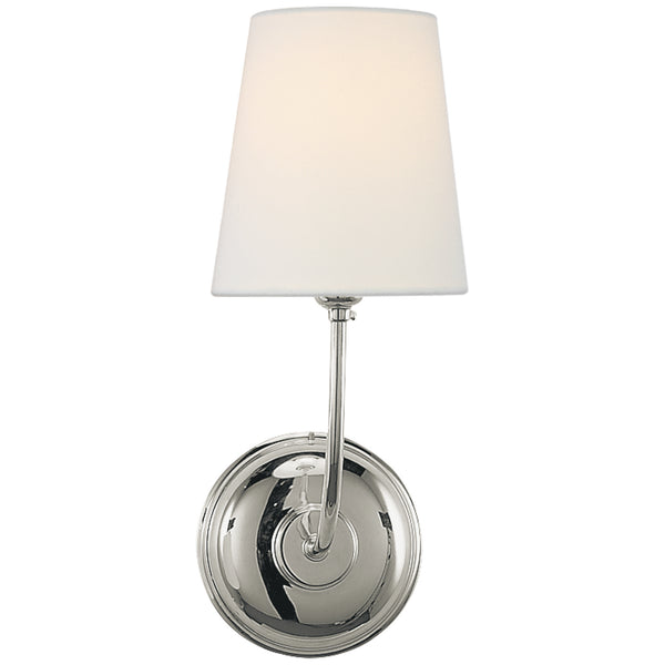 Vendome 5.5" One Light Wall Sconce, Polished Nickel